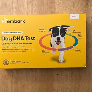 Embark Dog DNA Test Breed Identification Health Kit Canine Genetic test. New